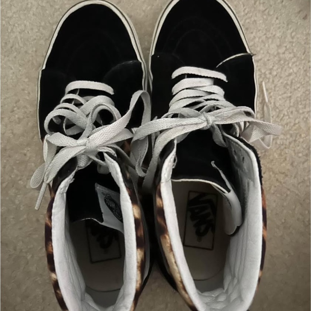 Leopard Vans Excellent Condition